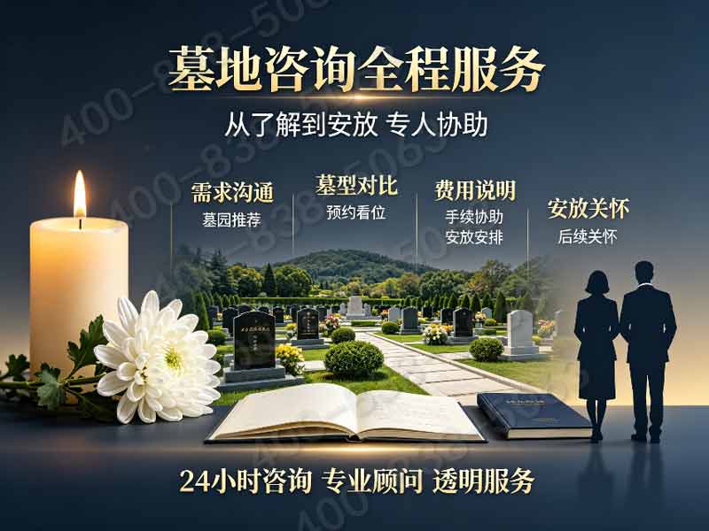 “长城华人怀思堂长城四季的颜色都能在墓区看到，绿意盎然映衬哀思”